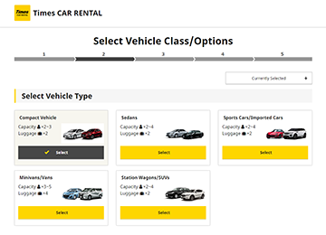 Selecting a Vehicle Model and Accessories