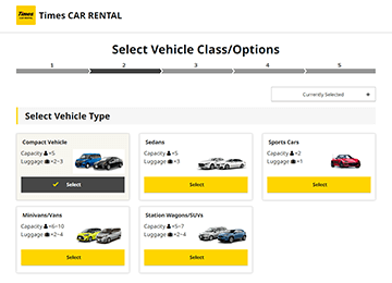 Selecting a Vehicle Model and Accessories